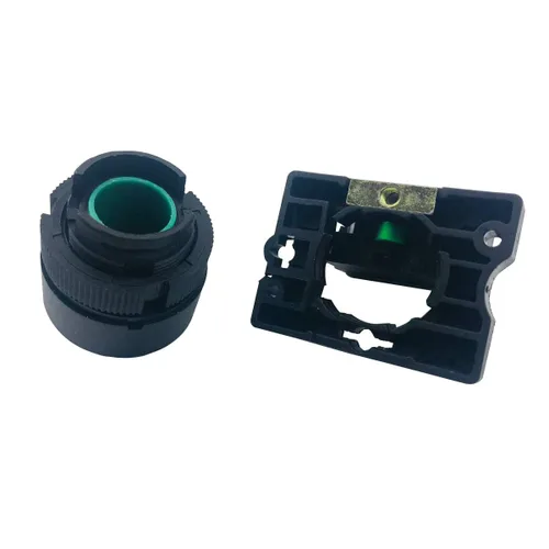 Miniatura 3 de Interruptor de botón de reinicio de encendido y apagado momentáneo, 1 interruptor de botón instantáneo NO N/O Green Mark, 600V, 10 amperios
