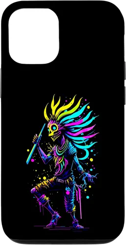 Miniatura 26 de iPhone 16 Dancing Kokopelli Mystical Abstract Illustration Case