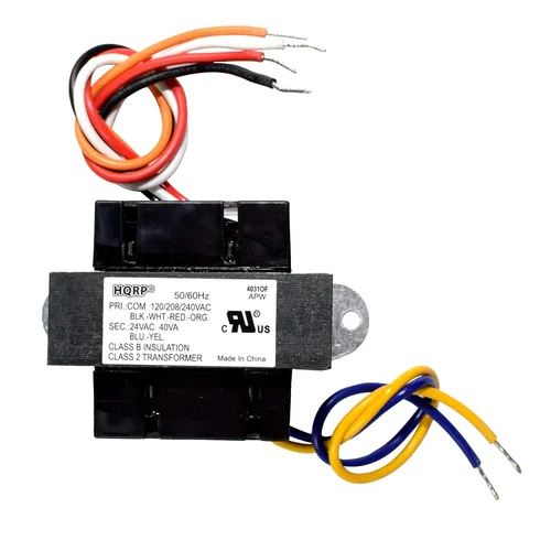 Miniatura 3 de HQRP Transformador de control 40VA, primario 120, 208, 240 V secundario 24 V, adaptador de fuente de alimentación multigrifo para horno HVAC