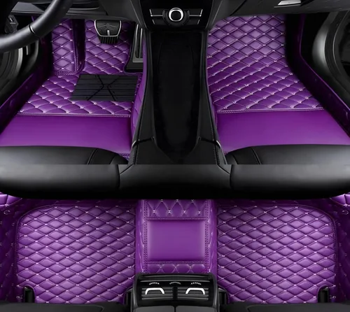 Miniatura 25 de Alfombrillas de Piso de Automóvil de Ajuste Personalizado por SARAHS - Cuero PU Impermeable de Cobertura Completa para la Mayoría de Automóviles