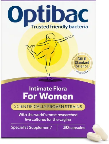 For Women - Probiótico vegano para apoyar la flora de la vagina y la salud del tracto urinario, 2.5 mil millones de UFC - 30 cápsulas
