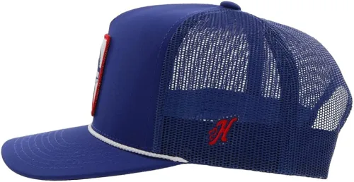 Miniatura 2 de HOOEY Gorra de camionero ajustable con cierre de malla y espalda de malla con licencia oficial de Pabst Blue Ribbon
