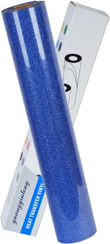 Miniatura 14 de Guangyintong - Rollos de vinilo de transferencia de calor con brillo dorado, 30,5 cm x 1,5 metros, vinilo para planchar, para camisetas, fácil