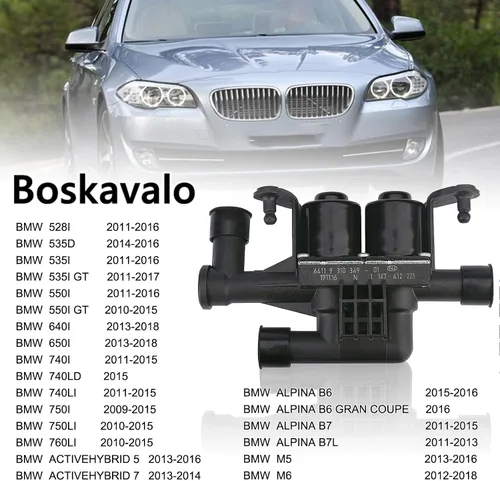 Miniatura 2 de 64219310349 Válvula de control del calentador 64119310349 para BMW F01 F02 F10 F11 F12 520i 523i 528i 740i 740Li 750Li