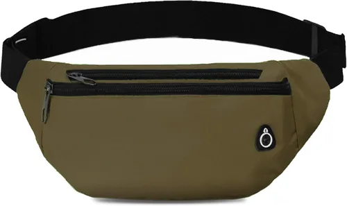 Miniatura 9 de Riñonera cruzada para mujeres y hombres, riñonera deportiva resistente al agua, bolsa de cinturón para viajes, senderismo, correr