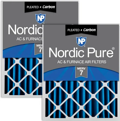 Miniatura 33 de Nordic Pure 12 x 24 x 4 (tamaño real: 11 1/2 x 23 3/8 x 3 5/8) de carbono puro plisado para reducción de olores Merv 8, filtro para horno, 1 paquete