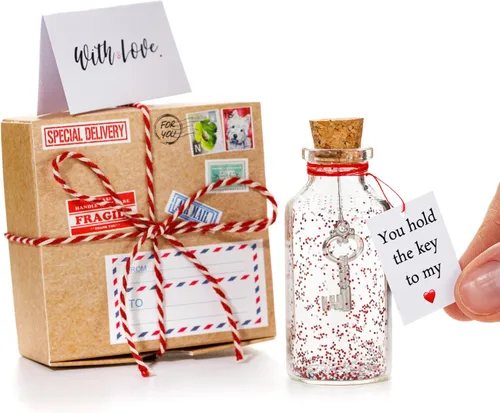 Miniatura 33 de Regalo de aniversario para mujeres y hombres, regalo romántico para el Día de San Valentín, para novio, novia, esposa o marido