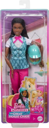Miniatura 6 de Muñeca “Brooklyn” de Barbie y accesorios de Barbie Misterios: La Gran Persecución de Caballos, incluye muñeca de moda, atuendo de equitación