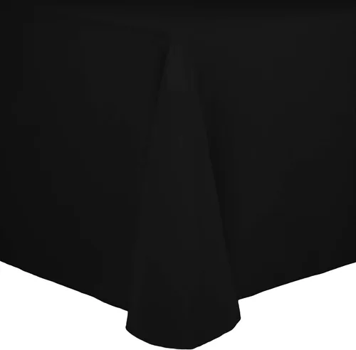 Miniatura 16 de Ultimate Textile Cotton-Feel - Mantel ovalado de poliéster hilado resistente a las manchas y a las arrugas, lavable a máquina, color berenjena, 1