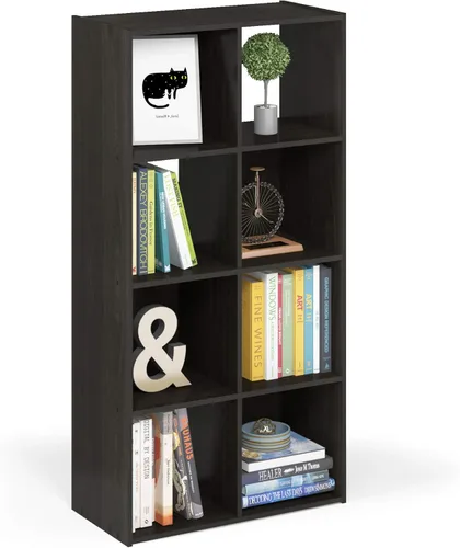 Miniatura 27 de Furinno - Estantería clásica para libros, estantes de almacenamiento, roble francés
