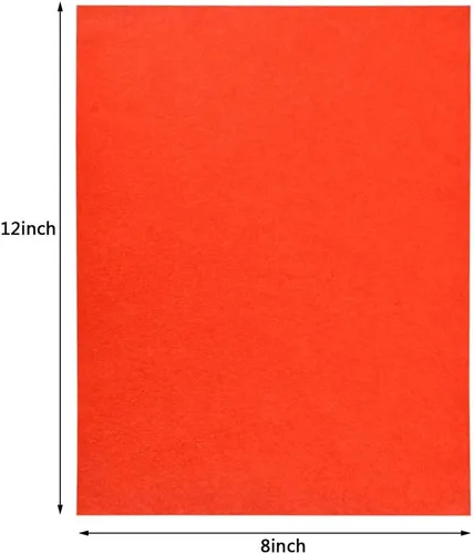 Miniatura 2 de BUYGOO 60 hojas de tela de fieltro rígido, 8 x 12 pulgadas, hojas de fieltro para manualidades, colores surtidos, 0.039 in de grosor, fieltro rígido