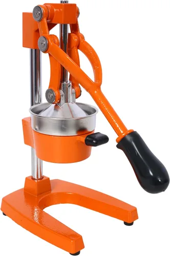 Exprimidor de cítricos de hierro fundido, prensa manual extra grande de grado comercial, exprimidor de encimera resistente para jugo de naranja