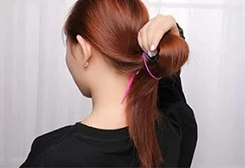 Miniatura 6 de 1 Unidad(2 piezas) Plástico Magic Hair Braid Cola de caballo Herramienta Clip Herramienta Simple DIY Estilo de Cabello Accesorios Estilo Estilo Azul