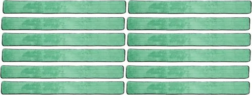 Miniatura 3 de Real Clean Almohadillas de microfibra para mopa de polvo con flecos verdes de 48 pulgadas (paquete de 2)