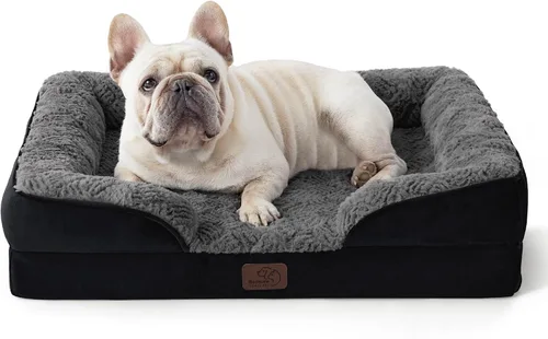 Miniatura 54 de Bedsure Cama ortopédica XL para perros extragrandes, cama lavable para perros y gatos, impermeable, cómodo sofá para perros con funda extraíble