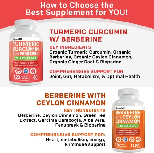 Miniatura 6 de Suplemento orgánico de cúrcuma y curcumina 5 en 1 (4210 mg) con berberina, canela de Ceilán, BioPerine y suplementos de jengibre para el apoyo