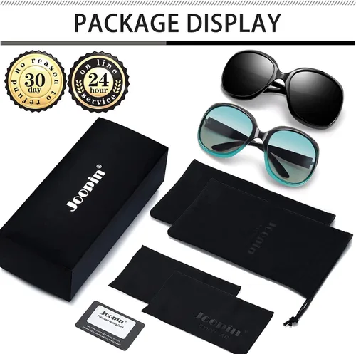 Miniatura 215 de Joopin Lentes de sol de gran tamaño para mujer, polarizados, grandes, para conducción, protección UV, grandes sombras