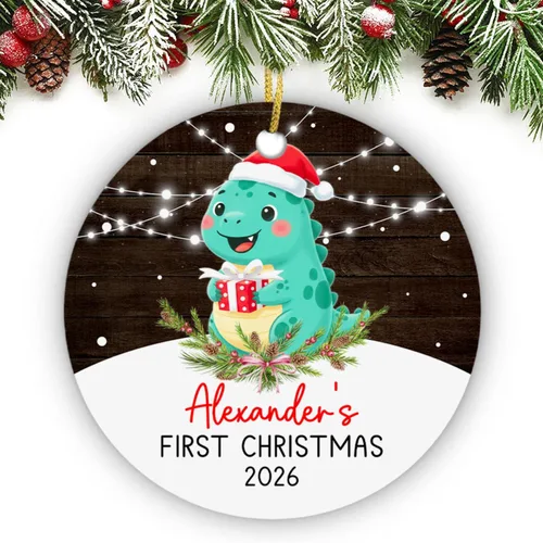 Miniatura 14 de Adorno personalizado de segunda Navidad de pingüino bebé 2026, regalo de decoración de pingüino bebé para bebés recién nacidos, nombre personalizado