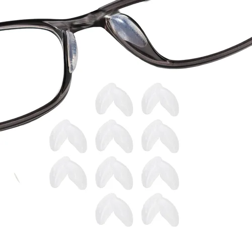 Miniatura 7 de 10 pares de almohadillas adhesivas para la nariz, en forma de guisante, silicona suave, almohadillas adhesivas para la nariz para lentes, anteojos