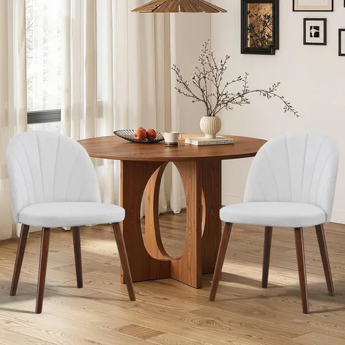 Miniatura 14 de Juego de 4 sillas de comedor de terciopelo, sillas de comedor modernas tapizadas de mediados de siglo, silla de acento sin brazos con patas doradas