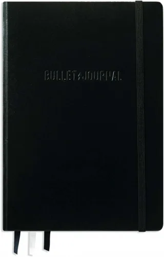Miniatura 2 de LEUCHTTURM1917 The Official Bullet Journal Edition 2 - Cuaderno construido para BuJo, tamaño mediano A5 204 páginas de papel de 4.23 oz/m², con guía