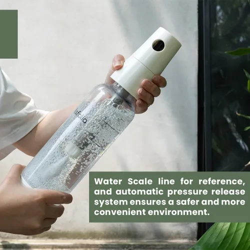 Miniatura 3 de Máquina portátil de agua con gas, fabricante de refrescos de viaje para el hogar y al aire libre, botella de carbonatación de 1 litro, 10 cilindros