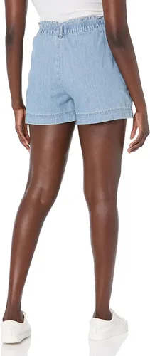 Miniatura 2 de Tommy Hilfiger Pantalones cortos de mezclilla con cintura elástica para mujer