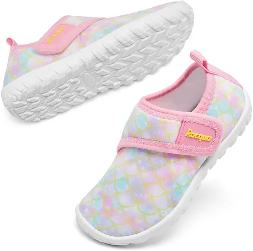 Miniatura 2 de Racqua Zapatos acuáticos para bebés y niños pequeños, de secado rápido, para natación, deportes, piscina, zapatos acuáticos para niños y niñas