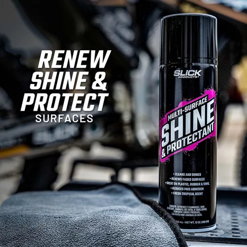 Miniatura 2 de Slick Products - Capa protectora Shine & Protectant para plásticos, vinilo, goma, fibra de vidrio y más