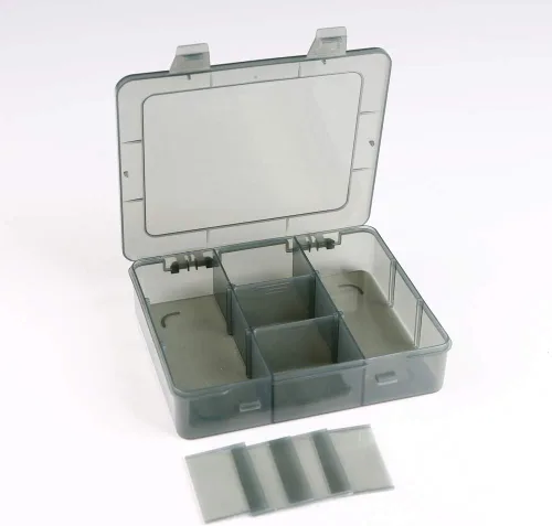 Miniatura 5 de Vidifor Organizador de suministros para manualidades de 9 rejillas, caja de almacenamiento con compartimentos con separadores extraíbles para joyas