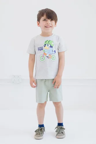 Miniatura 5 de Bluey Conjunto de camiseta y pantalones cortos para niños pequeños