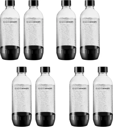 Miniatura 6 de SodaStream 1L Classic DWS Botella para bebidas carbonatadas, color negro (paquete doble), paquete de 2
