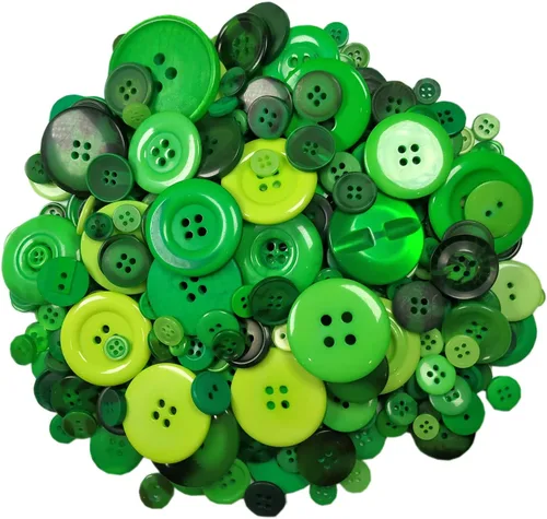 Miniatura 12 de 600-700 Piezas Botones Redondos de Resina Tamaños Variados para Manualidades Costura DIY Manual Pintura de Botones DIY Adorno Hecho a Mano Botones