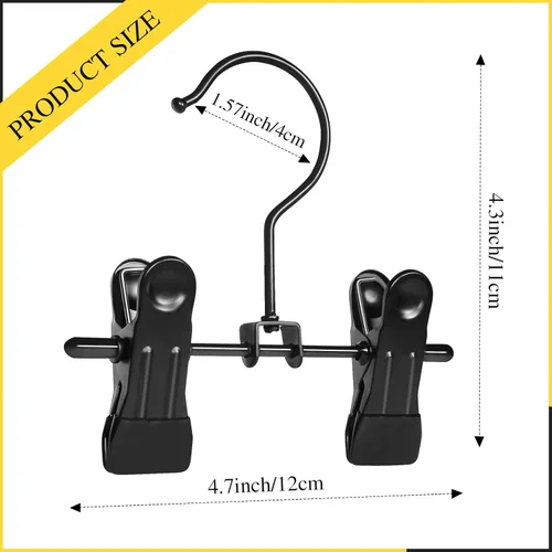 Miniatura 5 de Paquete de 20 ganchos para botas para colgar en el armario, ganchos para sombreros, pantalones, toallas, calcetines, bolsos, bolsos, ropa