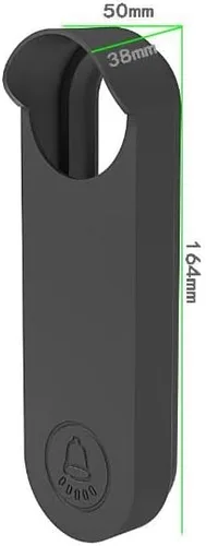 Miniatura 7 de Coyktonty Funda de silicona para timbre de puerta, resistente a la intemperie, silicona protectora para Google Nest Doorbell Case Anti-UV (blanco)
