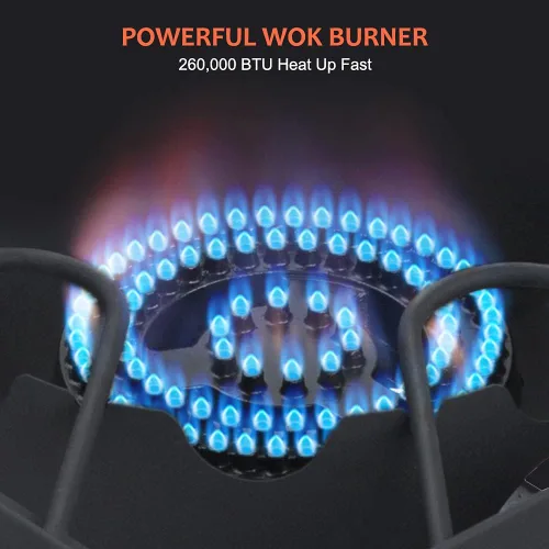 Miniatura 2 de Camplux Quemador de Propano 130,000 BTU, Quemadores de Gas Individuales, Estufa de Exterior para Elaboración de Cerveza Casera, Fritura de Pavo