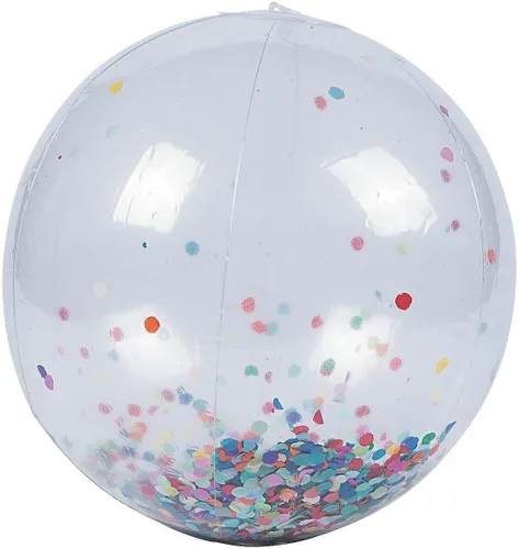 Miniatura 5 de Fun Express Pelotas de playa medianas de 11 pulgadas - Juego de 12 Blanco