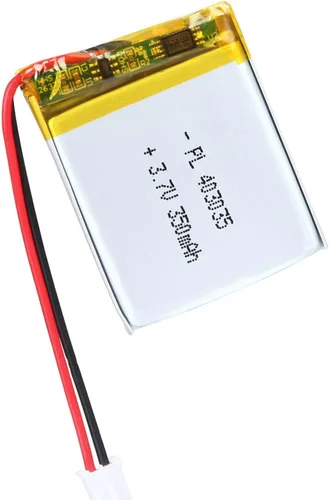 Miniatura 51 de 652030 Batería Lipo de 3.7V 350mAh 652030 Cargable Paquete de Batería de Polímero de Litio con Conector JST PH2.0mm para Dispositivo Electrónico