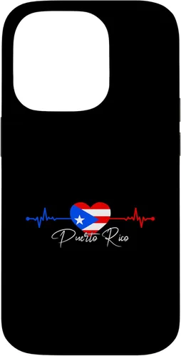 Miniatura 17 de Puerto Rico Boricua Heartbeat Puerto Rican Flag Case for iPhone 17