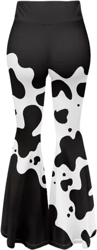 Miniatura 3 de Leggings acampanados de cintura alta para mujer con control de abdomen