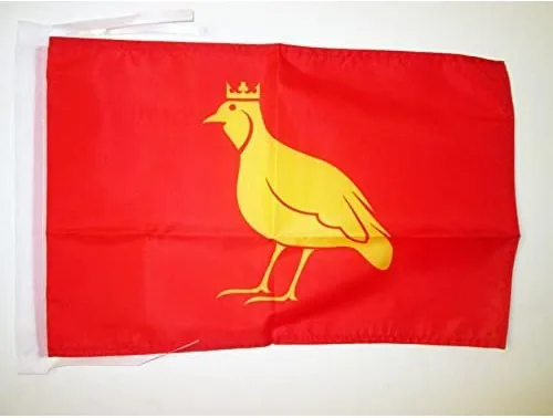 Miniatura 406 de Bandera de México AZ FLAG, 45.7 x 30.5 cm, con cordones - Pequeñas banderas mexicanas de 30 x 45 cm - Bandera de 45.7 x 30.5 cm
