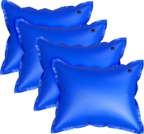 Miniatura 4 de Robelle Deluxe Almohada de aire ecualizadora de hielo, Paquete de 4, Azul