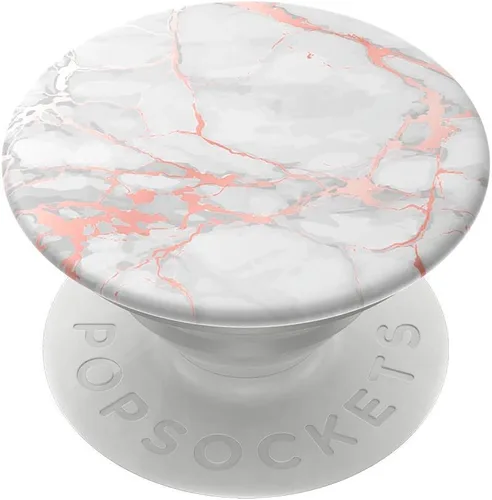 PopSockets - Agarre para teléfono con soporte expandible, agarre adhesivo, mármol Lutz de oro rosa Mármol rosa