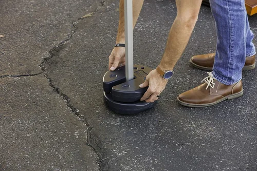 Miniatura 15 de US Weight Juego de 4 Pesas para Toldo de 20 Libras con Diseño Anti-Pellizco - Fácil Instalación y Remoción para Asegurar Tiendas de Campaña, Toldos