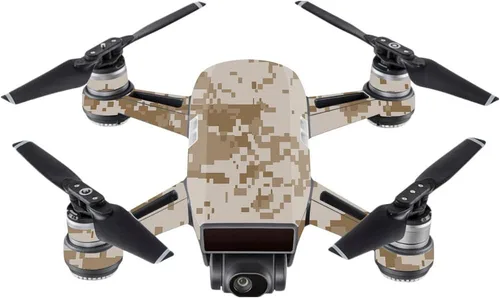 Miniatura 3 de MightySkins Skin compatible con DJI Spark Mini - Camuflaje rojo Funda protectora de vinilo duradera y única Fácil de aplicar, quitar y cambiar