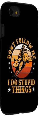 Miniatura 45 de Carcasa vintage para iPhone XS Max Don't Follow Me I Do Stupid Things