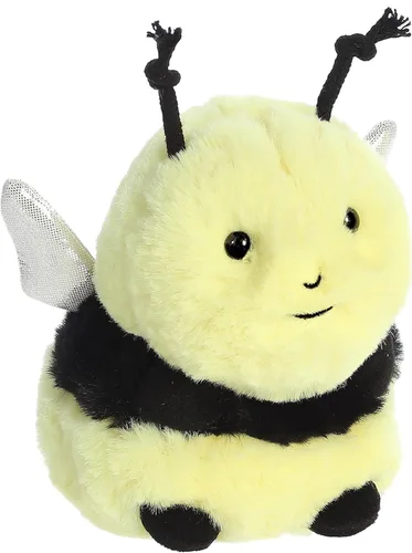 Miniatura 3 de Aurora® Playful Rolly Pet™ Bee Happy™ - Animal de peluche, tamaño compacto para diversión sobre la marcha, para adultos, niños, cumpleaños