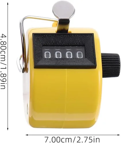 Miniatura 4 de Toddmomy Contador de clics de mano, mini herramienta ergonómica para asistencia e inventario en el aula de fitness, 3 piezas, multicolor