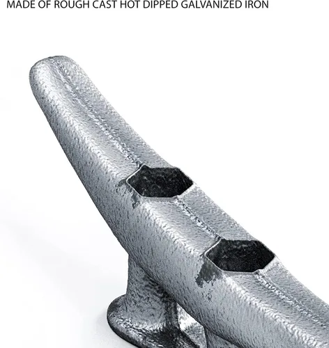 Miniatura 2 de Tacos de muelle de hierro galvanizado de 4" (paquete de 8)