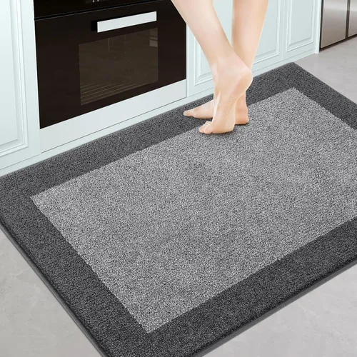 Miniatura 51 de Indoor Door Mat 20" x 32", Washable Kitchen Rug, Non Slip Entryway Rug for Floor, Absorbent Entrance Throw Rug for Laundry, Bathroom, Door